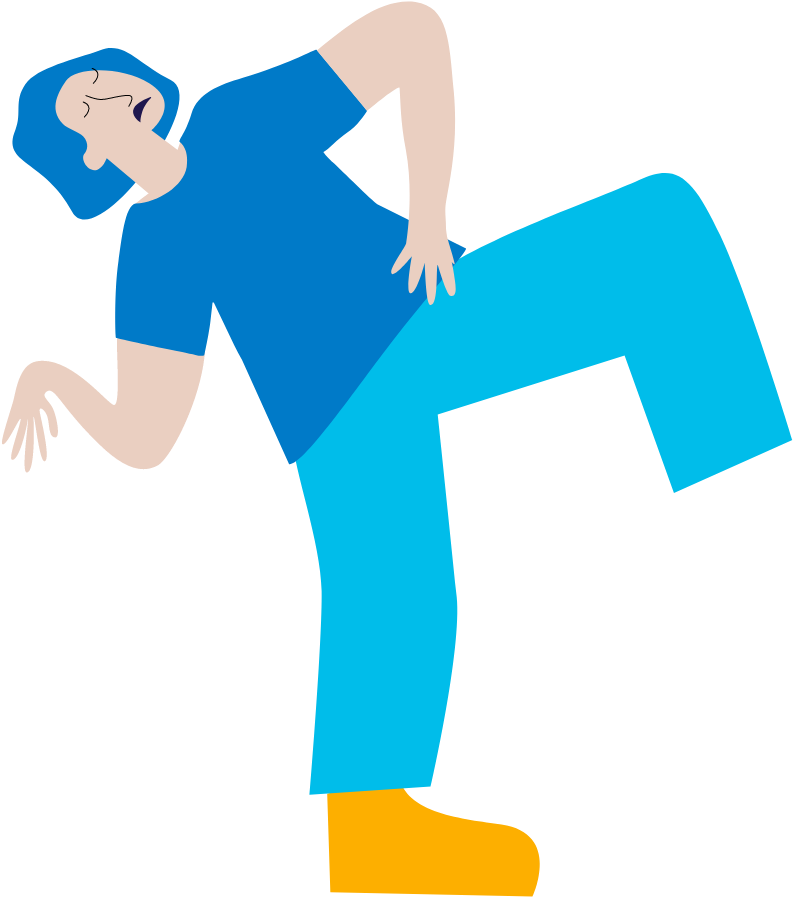 En person kaster et cigaretskod 